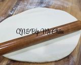 Hình bước làm 1 của món Bánh pizza