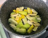 Une image de l'étape 2 de Compote de coings du Japon, pommes et citron.