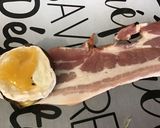 Une image de l'étape 5 de Figues au chèvre, miel et lard fumé.