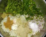 A picture of step 2 of Stuffed Aloo Kulcha.