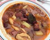 Babgulyás (bográcsban) recept fázis 5 fotója