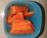 Foto langkah ke 2 dari resep MPasi 6m pure papaya.