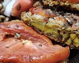 Foto del paso 11 de la receta: Milanesas de calabaza y guarnición (vegetariana)