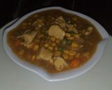 A picture of step 6 of Chicken corn soup.