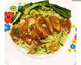 รูปขั้นตอนการทำที่ 10 ของ 🍝🥓บะหมี่แห้งหมูแดง Egg dry noodles with roast red pork