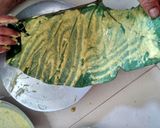 A picture of step 4 of Aloo vadi.