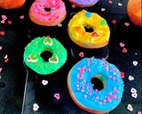 A picture of step 3 of Apple donuts.