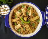 A picture of step 12 of Jackfruit Biryani Pulao.