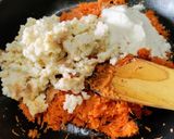 A picture of step 3 of Carrot Burfi/Gajar ki Burfi.