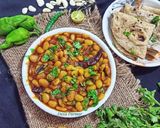 A picture of step 6 of Gujarati Vaal Nu Shaak (Lima Beans Curry).