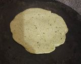 A picture of step 3 of Bajra roti.
