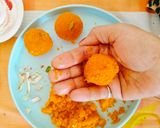 A picture of step 8 of MOTICHOOR LADOO (HOMEMADE BOONDI LADOO).