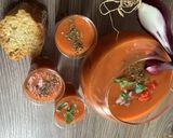 Une image de l'étape 11 de Gaspacho fraîcheur d’été 🍓🥑🧅🫑🧄🌶🍯.
