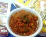 A picture of step 5 of Garlic Tomato Salsa Sauce.