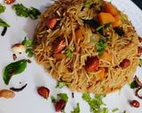 वेर्मिसल्ली उपमा(vermicelli upma recipe in hindi) रेसिपी चरण 9 फोटो