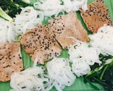 Hình bước làm 8 của món Chả cá lóc chung sống cùng bún làm tại nhà