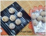 A picture of step 7 of Desiccated Coconut Laddoo.