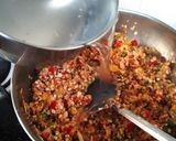 A picture of step 3 of Masala oats.