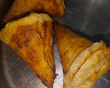 A picture of step 5 of Leftover roti cone.
