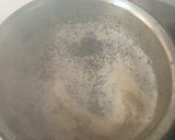 A picture of step 2 of Jaggery tea.