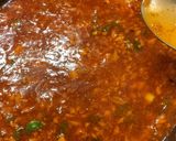 A picture of step 2 of Chicken schezwan gravy.