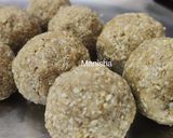 A picture of step 9 of Tilgul ladoo (Makar Sankranti Special).