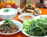 Hình bước làm 6 của món Bánh phở cuốn thịt nướng
