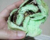 Foto langkah ke 11 dari resep Roti manis pandan coklat.