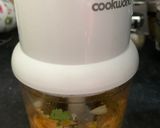 A picture of step 1 of Chickpea kabab.