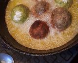 A picture of step 5 of Palak-paneer kofte.