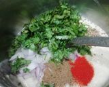 A picture of step 2 of Vegetable Paniyaram.