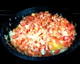 Foto del paso 8 de la receta Carne de ternera en salsa de tomate y guarnición de arroz chino