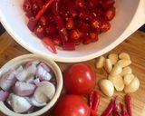 A picture of step 1 of Indonesian Sambal - Easy chilli paste / condiment (Vegan).