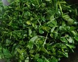 A picture of step 1 of Methi Paneer.