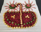 A picture of step 9 of Beetroot Pulao.