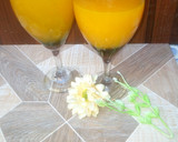 A picture of step 3 of Mango mocktail.