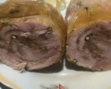 Hình bước làm 1 của món Jămbông heo