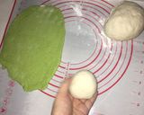Hình bước làm 3 của món Bánh bao cốt dừa lá dứa