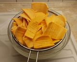 Hình bước làm 3 của món Snack từ khoai lang sấy giòn #cleaneating