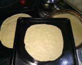 Foto del paso 4 de la receta: Pizza casera con hojas de espinacas 🥚🧀🍅