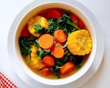 Foto langkah ke 4 dari resep Bening Bayam Wortel Jagung.