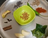 A picture of step 1 of Kathiyawadi Kadhi With Fenugreek Seeds Tempering --- Just Right For Monsoons.