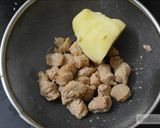 A picture of step 1 of Soya chunks and potato filled appam recipe.