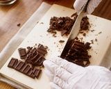 A picture of step 2 of Crunchy Chocolate Dipped Biscotti.