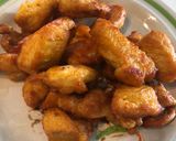 Gambar langkah 2 resipi Kam Heong Chicken.