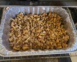 A picture of step 3 of Dee-Dee's Toffee Chex Mix.