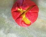 A picture of step 6 of Flower Balushahi.