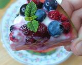 Une image de l'étape 4 de 🍉Tarte Fraîcheur Pastèque Fruits Rouges.