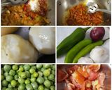 A picture of step 5 of Aalu Matar Masala.