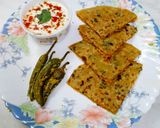 A picture of step 3 of Radish Paratha.